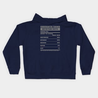 Kindergarten Teacher Underpaid Job Humor Kids Hoodie